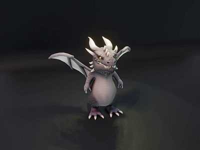 Cartoon Gray Dragon Animated Low-poly 3D Model 3d 3d model animation cartoon dragon cartoon gray dragon 3d model cartoon grey dragon 3d model dragon dragon 3d model graphic design gray dragon grey dragon low poly monster 3d model motion graphics stylized dragon stylized gray dragon 3d model