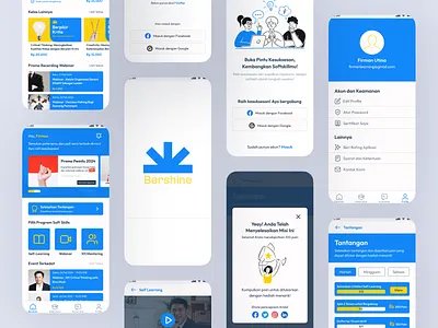 Bershine bershine course graphic design softskill ui ui visual design ux ux researcher ux writing