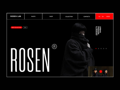 Fashion concept store concept design fashion graphic design landig page minimalism store ui wear