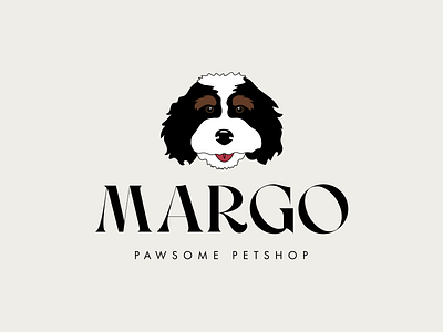 Bernedoodle - Margo - logo design bernedoodle bernedoodle illustrations character logo dog dog illustration logo vector dog
