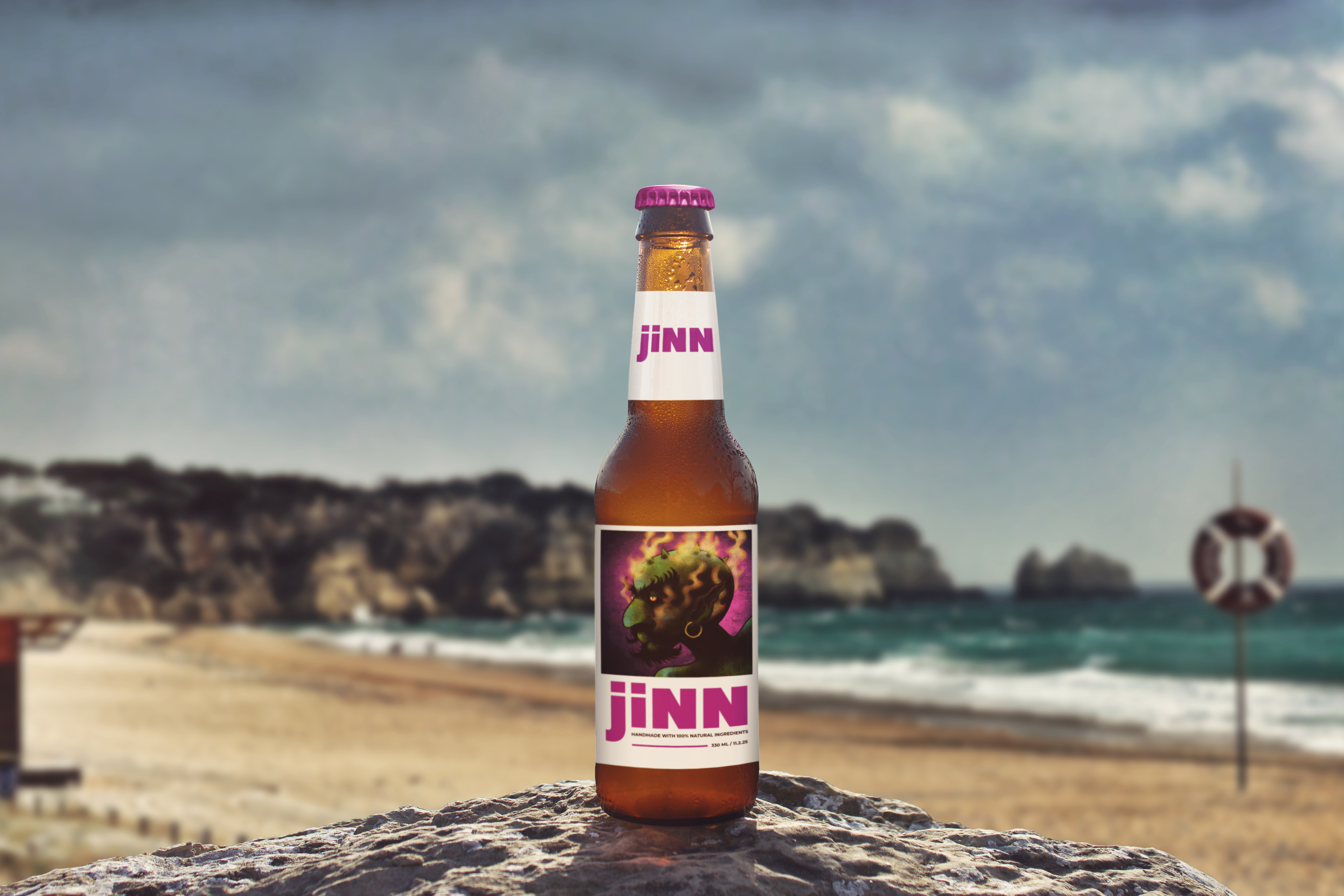 JINN Beer beer illustration