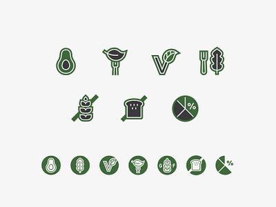 Hello Fresh Icons / Green Chef digital illustration illustration vector