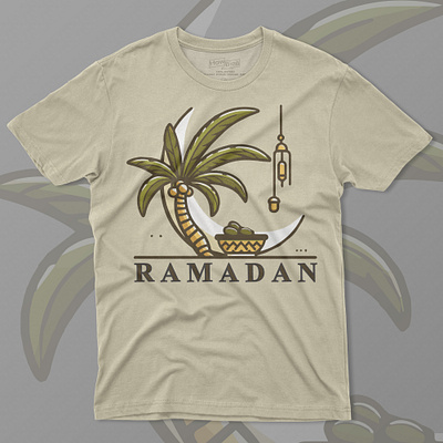 A beautiful T-shirt with the word of Ramadan islamic ramadan ramadan t shirt ramadan t shirt design trending