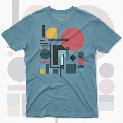 Colorful different geometric shapes for T-shirt geometric geometric t shirt shapes trending