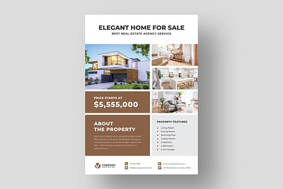 Real Estate Flyer graphic design real estate flyer