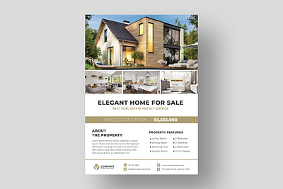 Real Estate Flyer graphic design real estate flyer