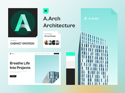 Architect - A.Arch website architect branding building real estate ui uiux design web web design