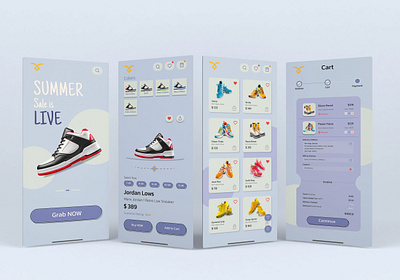 Shoe Selling App UI branding figma graphic design logo ui uiux ux