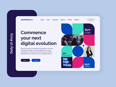 Daily UI - Landing Page dailyui landingpage ui uidesign