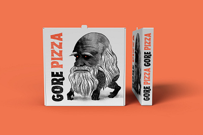 GORE Pizza illustration packaging pizza