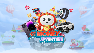 eMoney Adventure - Game Mobile UI Design app branding design game gamedesign games gameui gamification gaming graphic design illustration logo typography ui ux vector