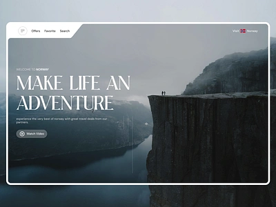 Visit Norway Landing Page