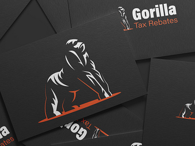 Gorilla Tax Rebates branding design gorilla graphic design illustration logo nimadelavari payment tax rebate services typography vector