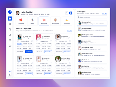 Doctor Appointment Booking Dashboard Web App appointment booking chat messaging communication doctor appointment doctor booking app doctor booking dashboard doctor consultation doctor schedule health care booking health web app medical booking dashboard online doctor booking online doctor consultation schedule booking telehealth ai app telehealth dashboard telemedicine