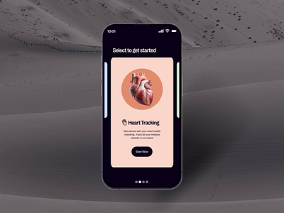 Health App - Getting Started 3d after effects animation app application landing page mobile mobile app mobile design motion graphics responsive ui ux web