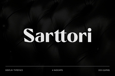 Sarttori - Display Font classic display font font modern sans serif font serif font sophisticated