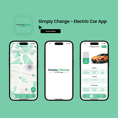 EV Car charging Application ui ui ux user interface user interface design ux design