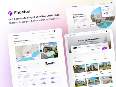 DeFi Real Estate UI design & Enhanced UX artora clean ui design defi modern ui neel neel litoriya property ui real estate ui design ui ux research