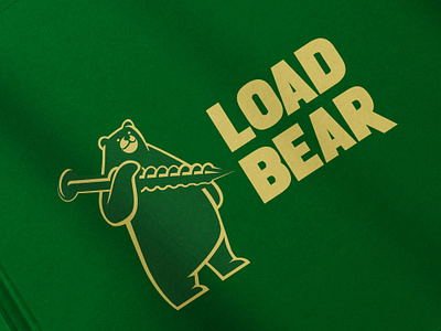 LOAD BEAR bear branding building business card design graphic design illustration logo nimadelavari office set protective hat t shirt typography vector visual identity