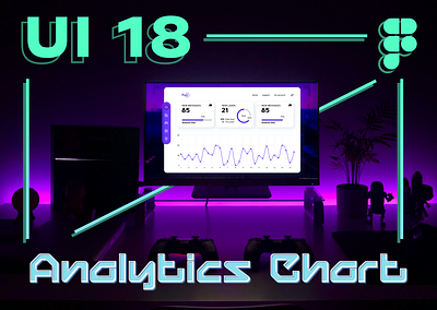 UI 18_Analytics Chart analytics analytics chart app chart dailyui dashboard figma light mode purple ui ui 18 website