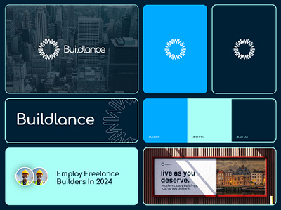 Buildlance branding graphic design