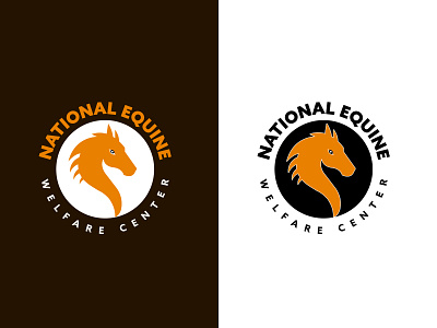 National Equine Welfare Center logo design brand design branding branding design design graphic design illustration illustrator logo logo design ui