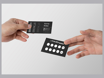 Beauty salon business card design. beauty salon design ui ux web design