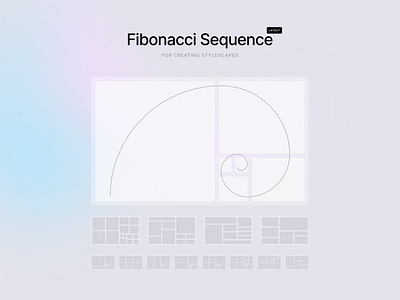 Fibonacci Sequence fibonacci fibonacci sequence grid layout mood boards sequence stylescapes
