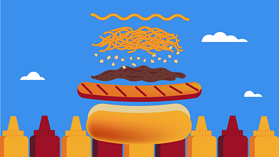 Hot Dogs and Coneys cristianne fritsch digital art digital illustration hot dogs and coneys