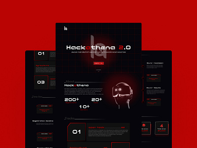 Hackathon websiteUI