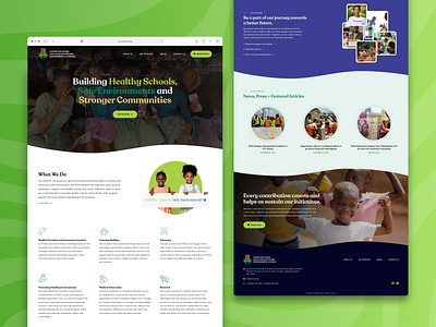 NGO Landing Page | CSHEEH charity website design illustration landing page ngo ngo website product design ui ui design ux design web design website