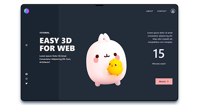 3D Web Design 3d design frontend ui ux web design web development