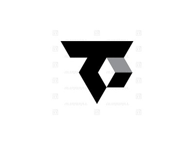 Letter T Cube Logo Forsale 3d art box branding cube design flat forsale geometric graphic design hexagon initial letter logo minimal modern monogram simple t vector