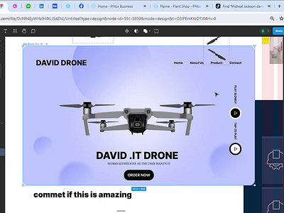 Animated Drone animated drone ui