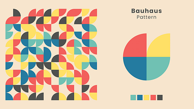 Bauhaus Pattern design graphic design ill illustration