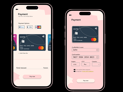 Payment Page 002 card contest dailyui design paymentpage ui