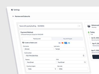 Payment method UI ✨ clean design financial payment payment method payment method ui ✨ ui design webapp