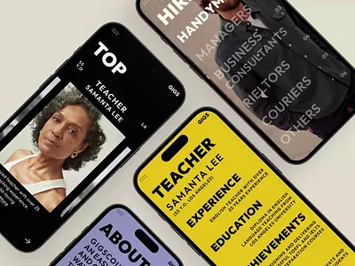 Freelance Marketplace Mobile iOS App android app design app ui dashboard design desire agency freelance platform interface ios mobile app mobile design mobile ui ui ux