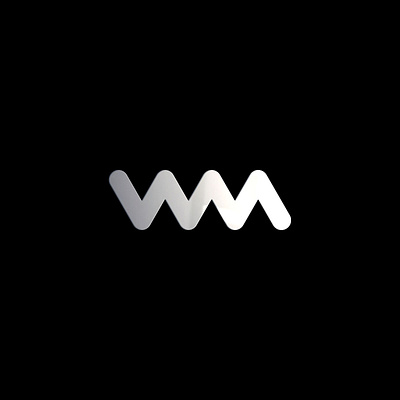 Dynamic WM letterform design clean dynamic elegant flat letterform lettermark logo minimal modern san serif simple sleek symbolic wm