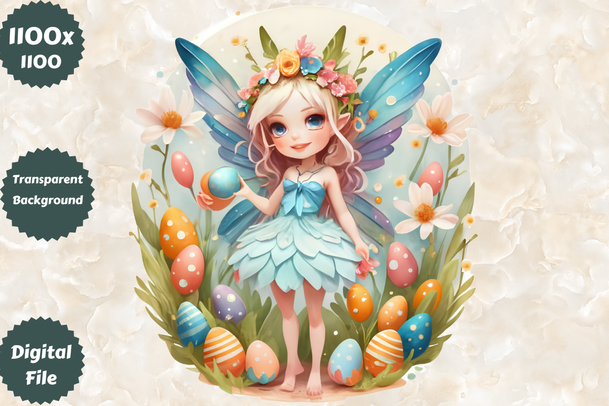 Fairy Easter Egg Illustration by Aimen Bashir on Dribbble