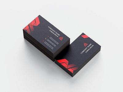 Modern business card design branding business card design graphic design print