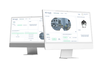 Web app - UI UX Design - Eyesoft (VR) app graphic design ui ui ux ux vr web