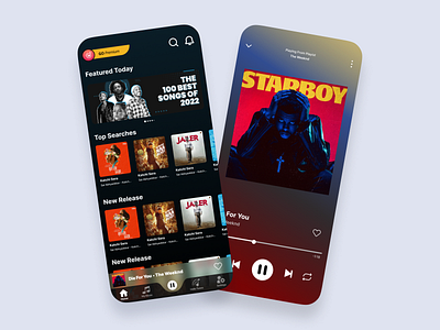 Wynk Music Redesign app branding design graphic design ui