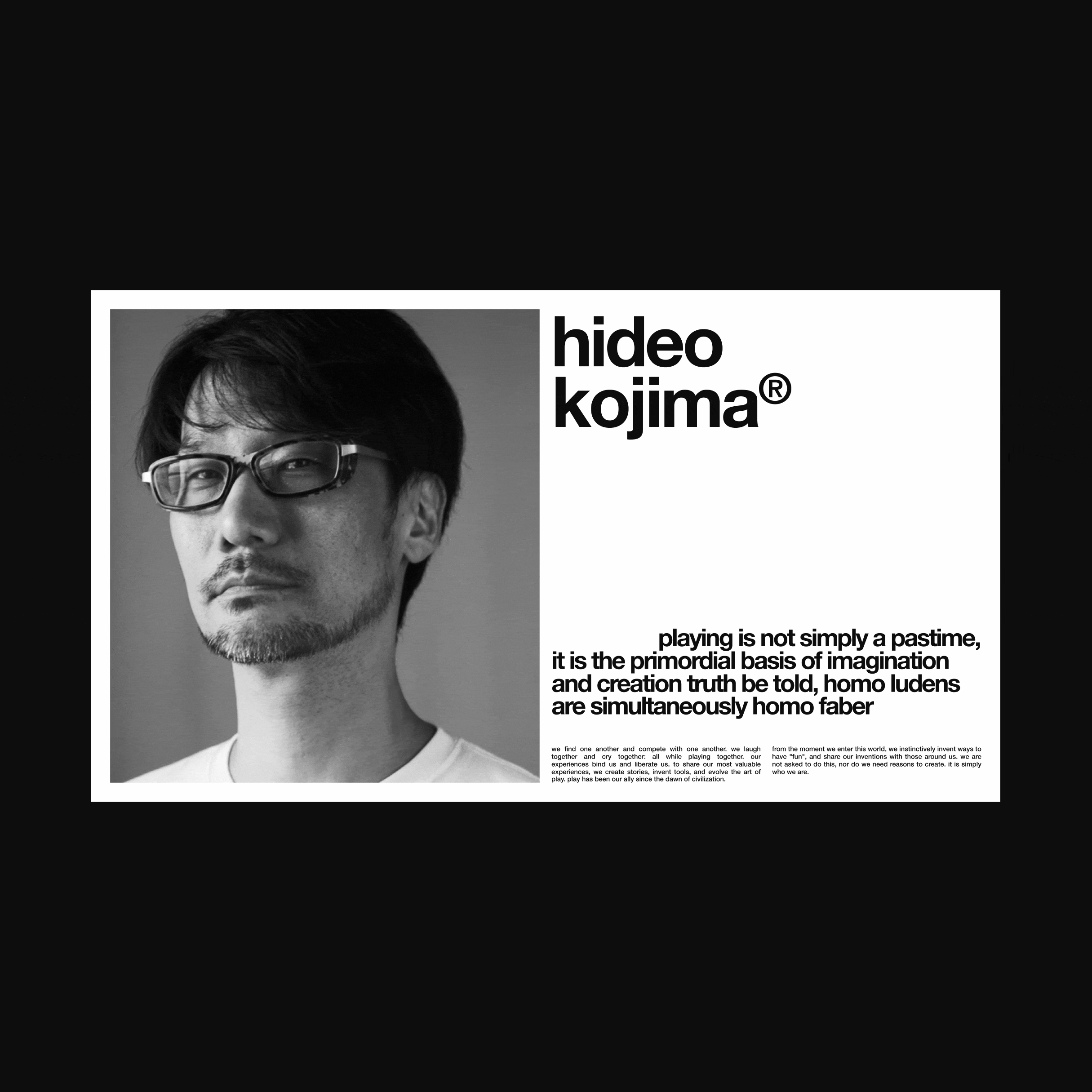 HIDEO KOJIMA PRODUCTION® animation branding death stranding game graphic design hideo kojima motion graphics ui ux web