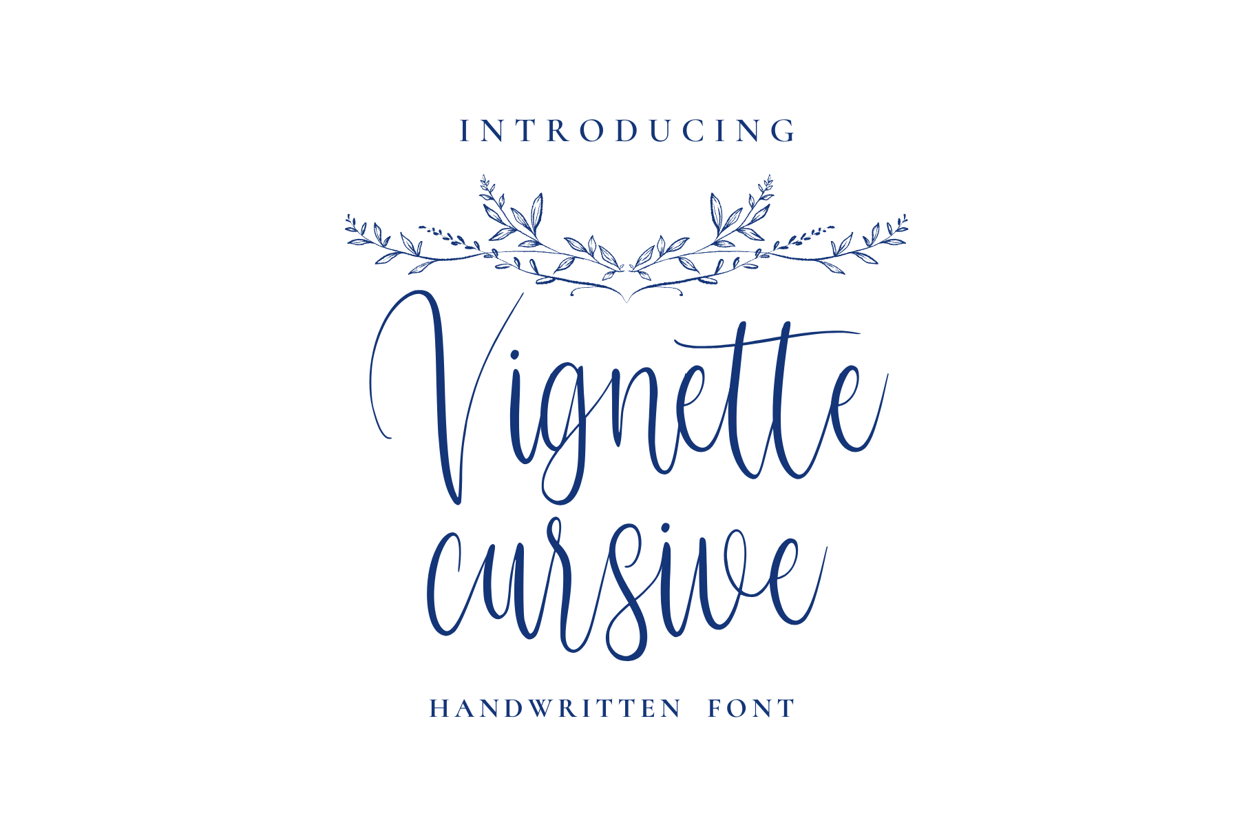 Vignette Cursive Script Font branding cursive design font graphic design illustration script vignette