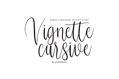 Vignette Cursive Script Font branding cursive design font graphic design illustration script vignette