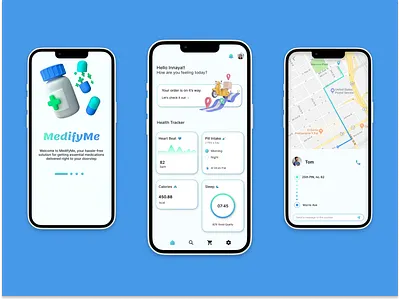 MedifyMe- Medicine delivery app app delivery app design illustration medicin delivery app medicine ui ui design uiux design ux ux reasrch