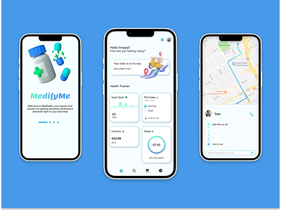 MedifyMe- Medicine delivery app app delivery app design illustration medicin delivery app medicine ui ui design uiux design ux ux reasrch