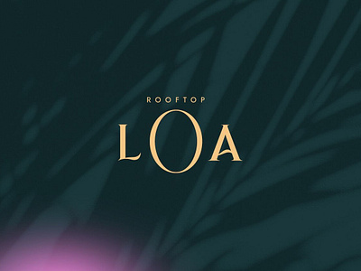 Rooftop L.O.A. Logo & Brand Design atlanta branding identity logo logo design minimal pool restaurant