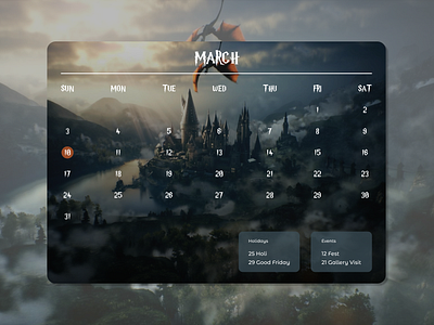 Daily UI #038 - Calendar daily ui daily ui challenge ui ui design